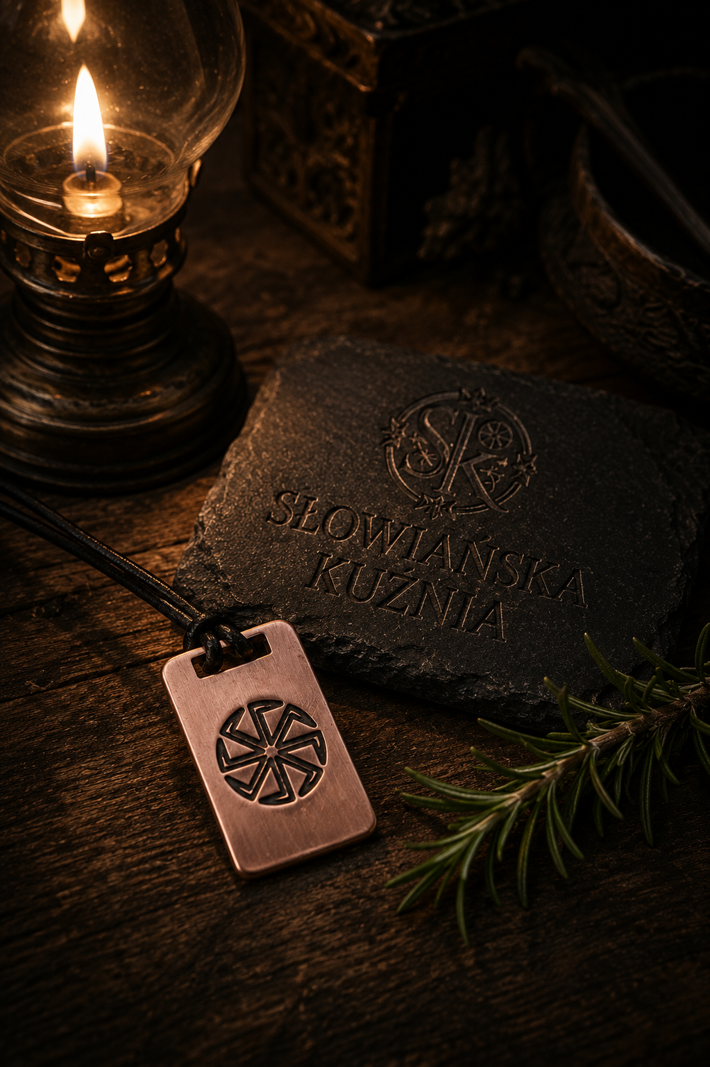 KOŁOWRÓT ŻYWIOŁÓW – MIEDZIANY AMULET SŁOWIAŃSKI