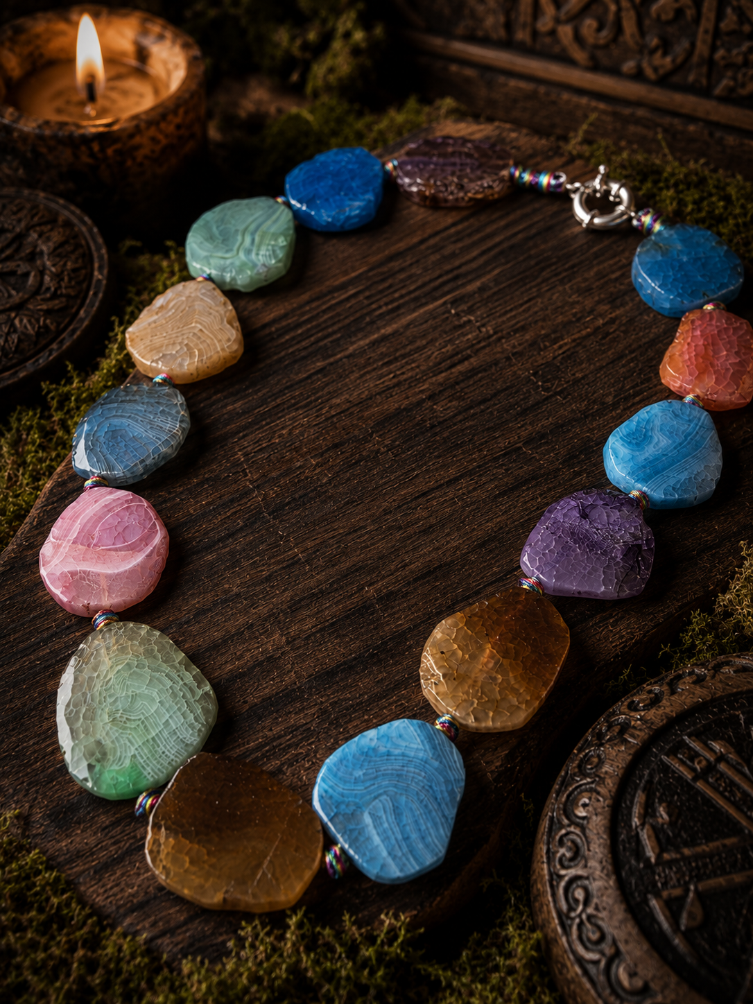 NASZYJNIK AGATOWY – SŁOWIAŃSKI AMULET Z NATURALNEGO AGATU