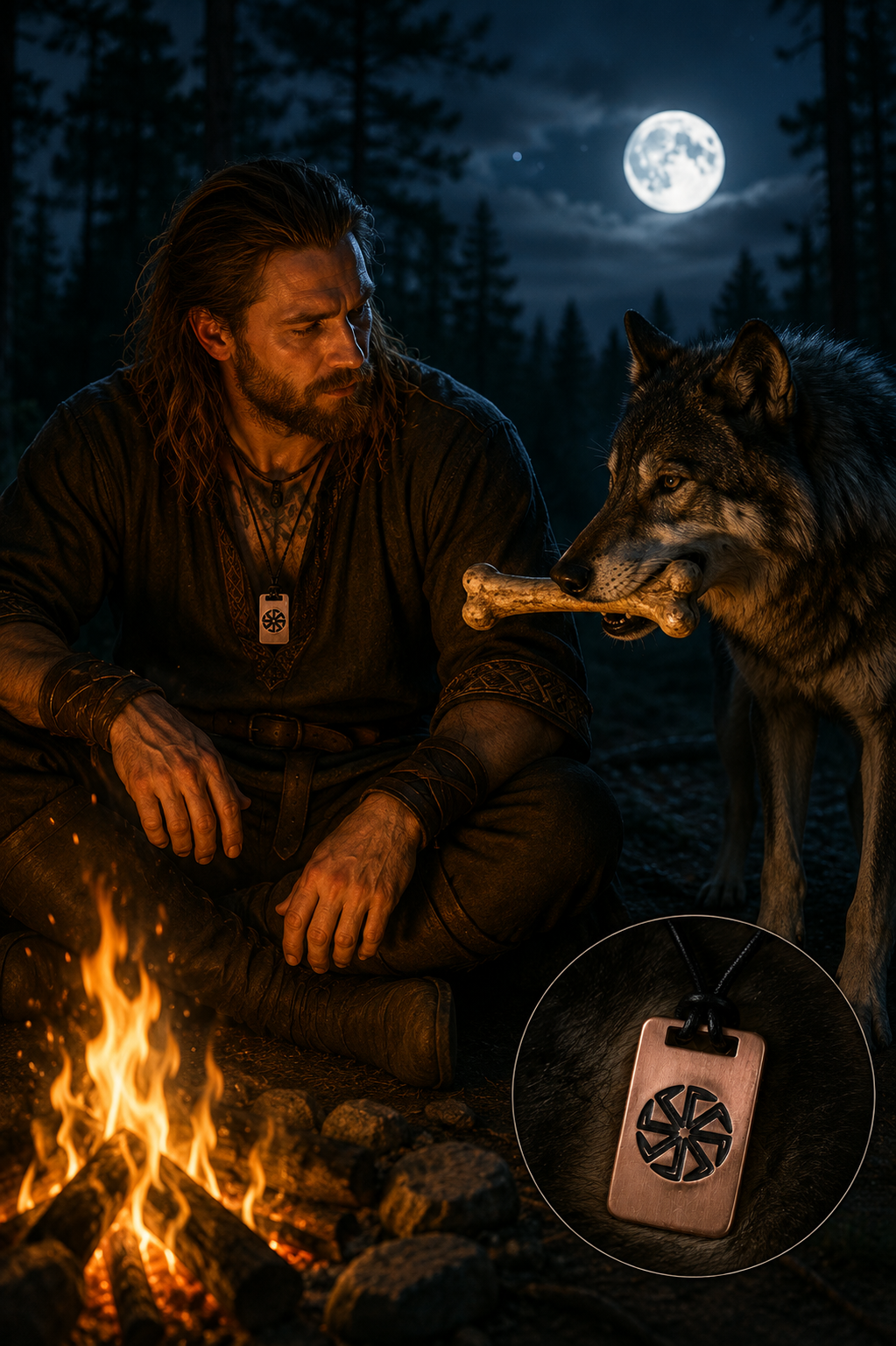 KOŁOWRÓT ŻYWIOŁÓW – MIEDZIANY AMULET SŁOWIAŃSKI