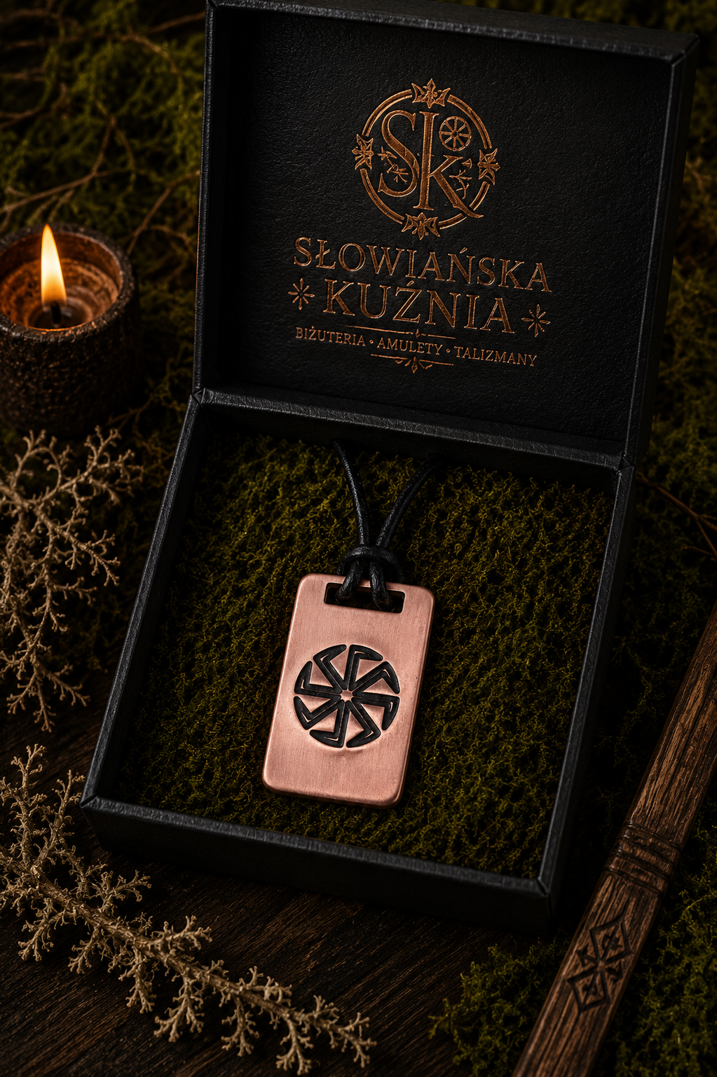 KOŁOWRÓT ŻYWIOŁÓW – MIEDZIANY AMULET SŁOWIAŃSKI